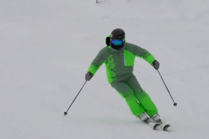 Видеоразбор техники катания на параллельных лыжах